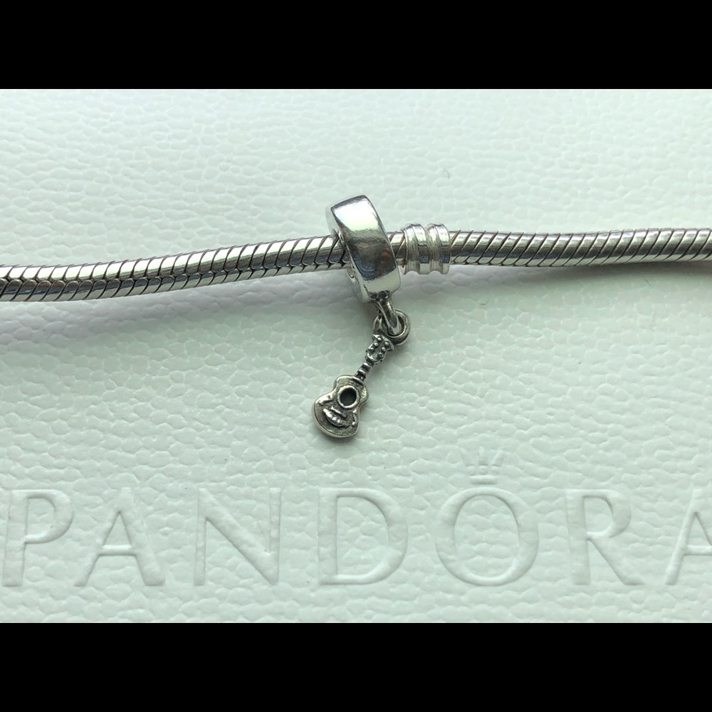 Authentic PANDORA dangle charm. GUITAR CHARM